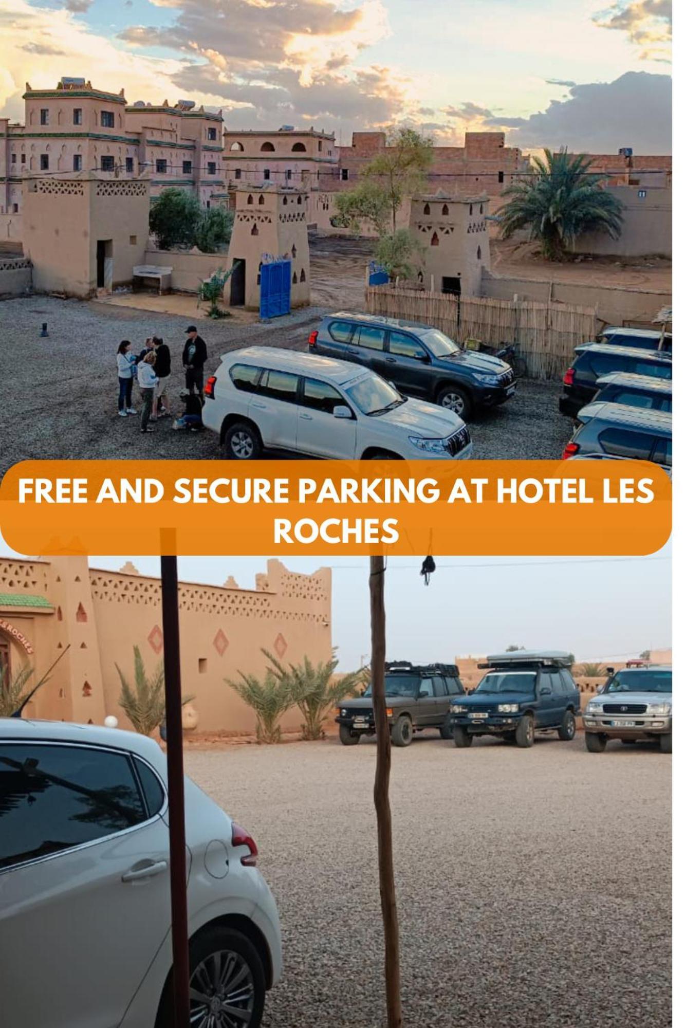 Hotel Les Roches Merzouga Bagian luar foto