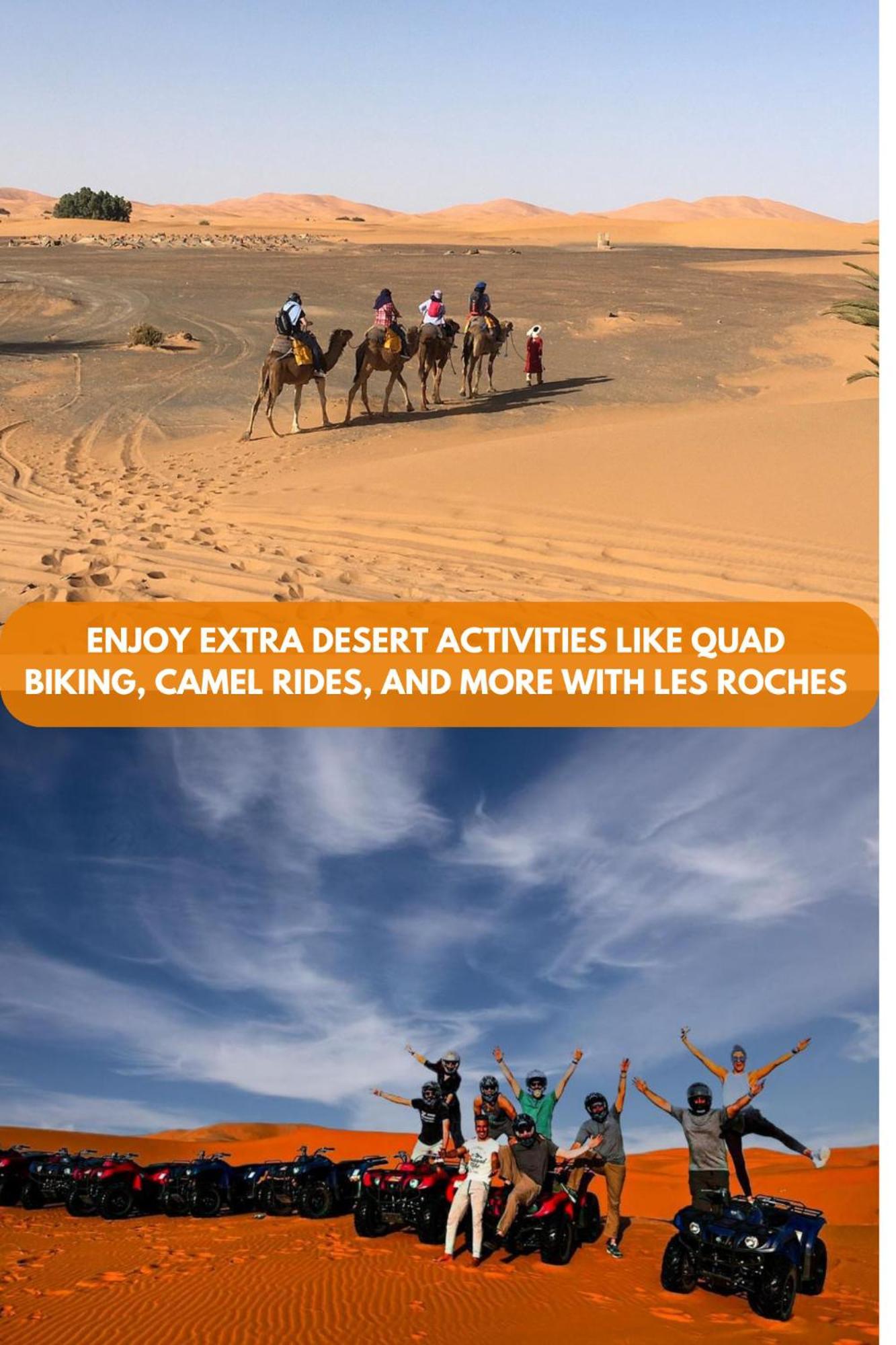 Hotel Les Roches Merzouga Bagian luar foto